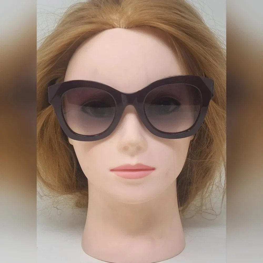 Fendi Womens Sunglasses Chromia Mauve Gradient Square FF0204/S 5ND/J8 48-23-140 - Picture 3 of 16